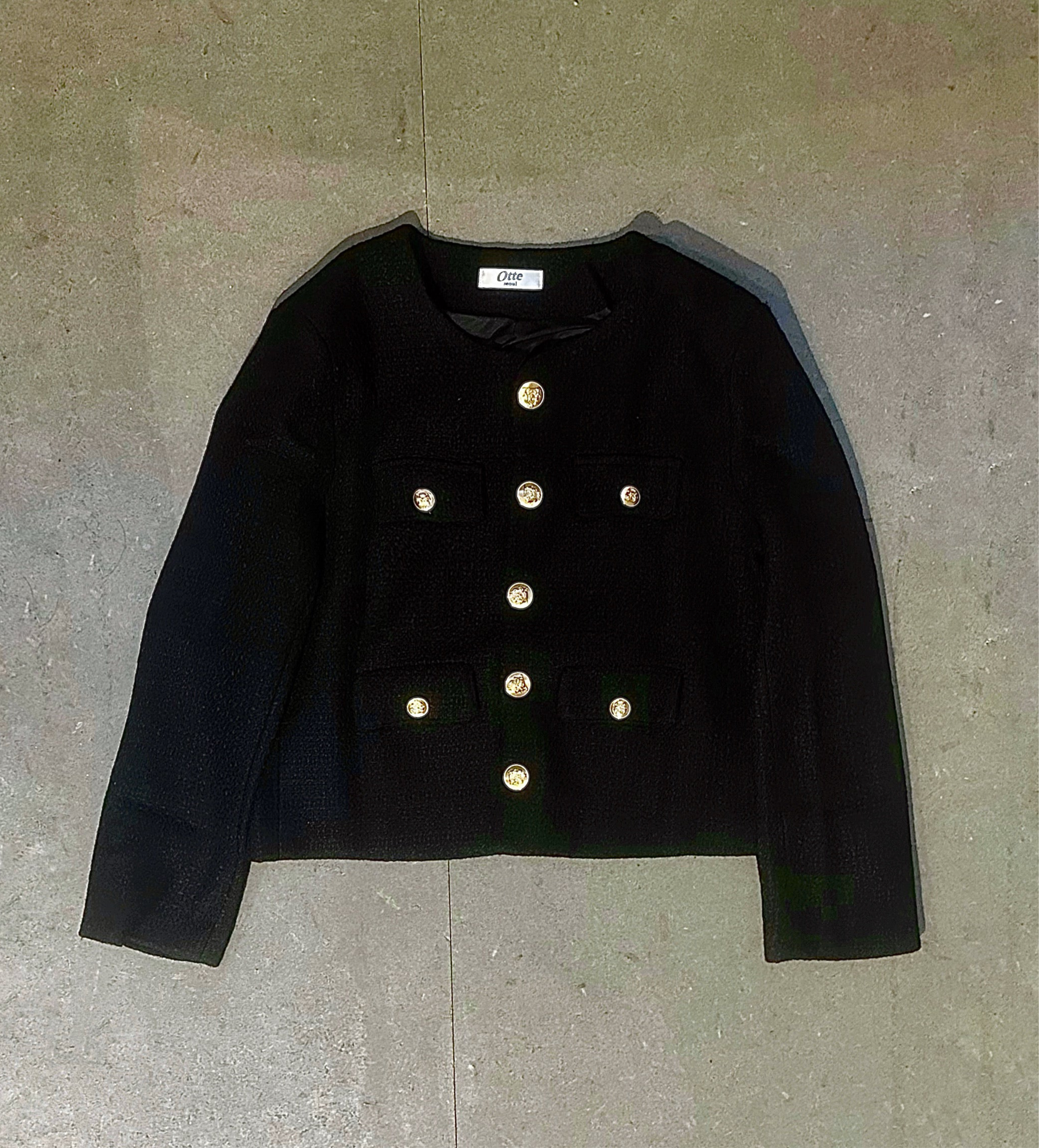 ラグジュアリーノーカラージャケットOt4784