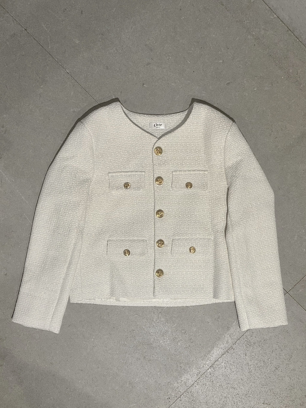 ラグジュアリーノーカラージャケットOt4784