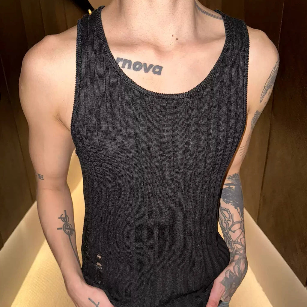 MODEFREAKのストライプモードタンクトップ mf3275の画像