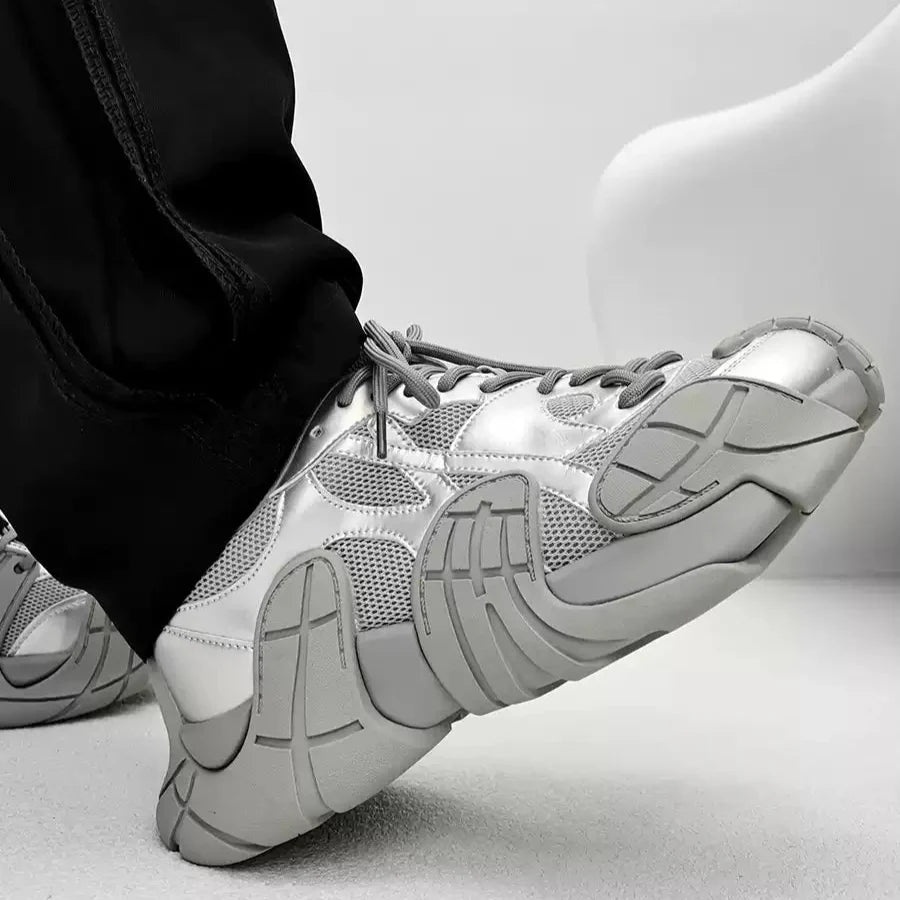 MODEFREAKのソールデザインモノトーンスニーカー mf3178の画像