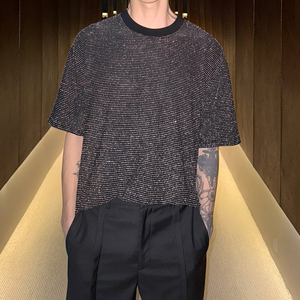 MODEFREAKのシャインボーダールーズTシャツ mf3283の画像