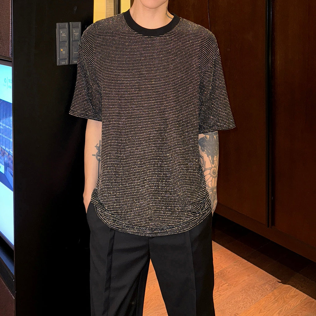 MODEFREAKのシャインボーダールーズTシャツ mf3283の画像