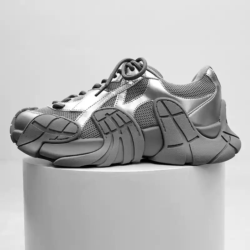 MODEFREAKのソールデザインモノトーンスニーカー mf3178の画像