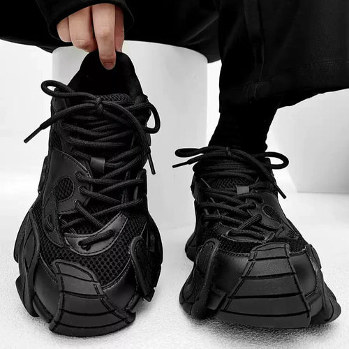 MODEFREAKのソールデザインモノトーンスニーカー mf3178の画像