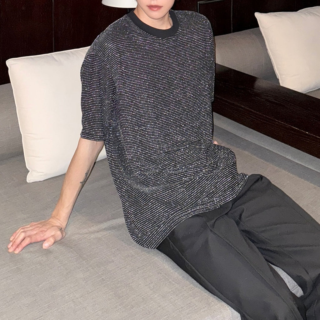 MODEFREAKのシャインボーダールーズTシャツ mf3283の画像