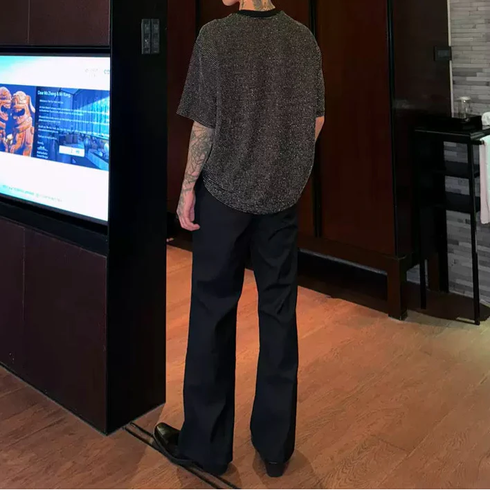 MODEFREAKのスタイルアップモードスラックス mf3274の画像